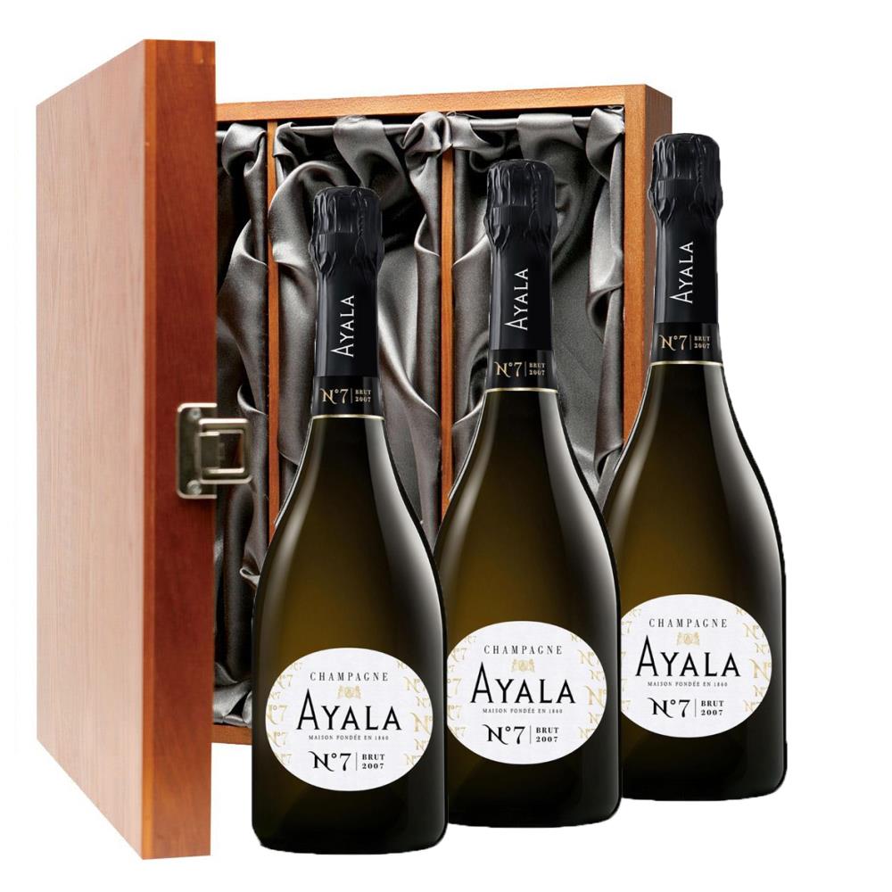 Ayala No7 Brut Champagne 2007 Three Bottle Luxury Gift Box